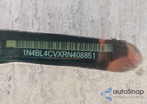 2024 Nissan Altima Sr Fwd from USA, damaged, VIN 1N4BL4CVXRN408851
